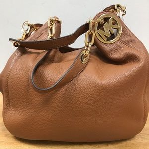 Michael Kors leather handbag
